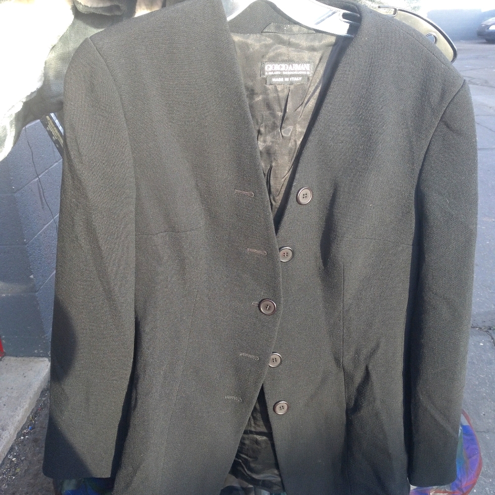 Giorgio Armani blazer and skirt suit set